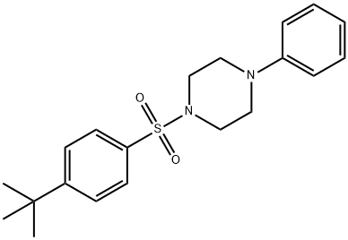 389083-68-5 1-[(4-tert-butylphenyl)sulfonyl]-4-phenylpiperazine