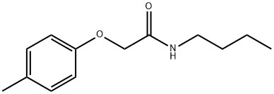 N-butyl-2-(4-methylphenoxy)acetamide 结构式