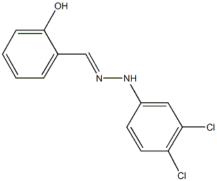 2-hydroxybenzaldehyde (3,4-dichlorophenyl)hydrazone Structure