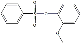 2-methoxyphenyl benzenesulfonate Struktur