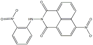 6-nitro-2-{2-nitroanilino}-1H-benzo[de]isoquinoline-1,3(2H)-dione,39164-26-6,结构式