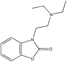 3-[2-(diethylamino)ethyl]-1,3-benzoxazol-2(3H)-one,3920-09-0,结构式