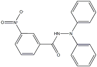 3-nitro-N',N'-diphenylbenzohydrazide Structure
