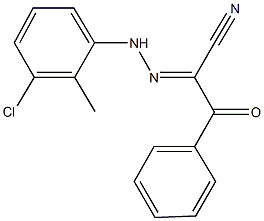 2-[(3-chloro-2-methylphenyl)hydrazono]-3-oxo-3-phenylpropanenitrile Structure