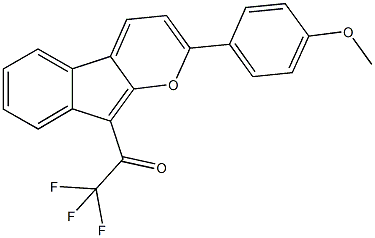 392304-72-2 2,2,2-trifluoro-1-{2-[4-(methyloxy)phenyl]indeno[2,1-b]pyran-9-yl}ethanone