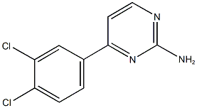 4-(3,4-dichlorophenyl)-2-pyrimidinylamine Structure