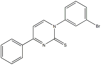 1-(3-bromophenyl)-4-phenyl-2(1H)-pyrimidinethione,392326-93-1,结构式