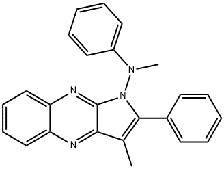 39260-09-8 N-methyl-N-(3-methyl-2-phenyl-1H-pyrrolo[2,3-b]quinoxalin-1-yl)-N-phenylamine