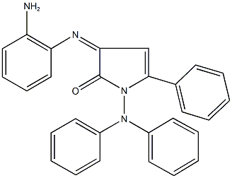 3-[(2-aminophenyl)imino]-1-(diphenylamino)-5-phenyl-1,3-dihydro-2H-pyrrol-2-one|