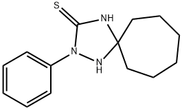 2-phenyl-1,2,4-triazaspiro[4.6]undecane-3-thione Structure