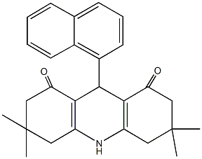 3,3,6,6-tetramethyl-9-(1-naphthyl)-3,4,6,7,9,10-hexahydro-1,8(2H,5H)-acridinedione|