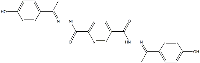 392726-96-4 N'~2~,N'~5~-bis[1-(4-hydroxyphenyl)ethylidene]-2,5-pyridinedicarbohydrazide