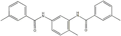 3-methyl-N-{2-methyl-5-[(3-methylbenzoyl)amino]phenyl}benzamide Structure