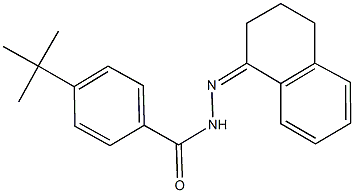 4-tert-butyl-N'-(3,4-dihydro-1(2H)-naphthalenylidene)benzohydrazide,393161-52-9,结构式