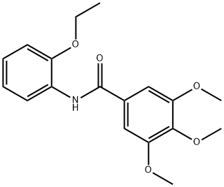 N-(2-ethoxyphenyl)-3,4,5-trimethoxybenzamide Struktur