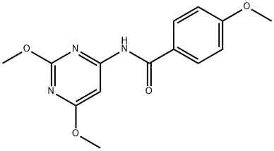 3959-39-5 N-(2,6-dimethoxy-4-pyrimidinyl)-4-methoxybenzamide