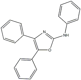 N-(4,5-diphenyl-1,3-oxazol-2-yl)-N-phenylamine Struktur