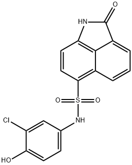 N-(3-chloro-4-hydroxyphenyl)-2-oxo-1,2-dihydrobenzo[cd]indole-6-sulfonamide|化合物EJMC-1