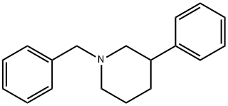 1-benzyl-3-phenylpiperidine Structure