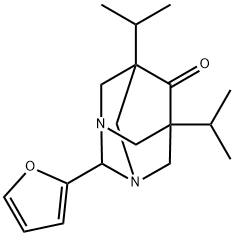 2-(2-furyl)-5,7-diisopropyl-1,3-diazatricyclo[3.3.1.1~3,7~]decan-6-one|