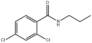 2,4-dichloro-N-propylbenzamide Struktur