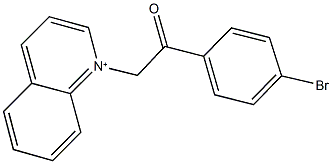 1-[2-(4-bromophenyl)-2-oxoethyl]quinolinium|