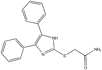 2-[(4,5-diphenyl-1H-imidazol-2-yl)sulfanyl]acetamide Structure