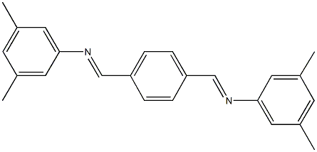 N-(3,5-dimethylphenyl)-N-(4-{[(3,5-dimethylphenyl)imino]methyl}benzylidene)amine,39909-84-7,结构式