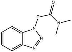 1-{[(dimethylamino)carbonyl]oxy}-1H-1,2,3-benzotriazole Struktur