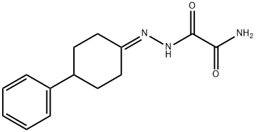 2-oxo-2-[2-(4-phenylcyclohexylidene)hydrazino]acetamide 结构式