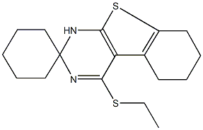 4-(ethylsulfanyl)-1,2,5,6,7,8-hexahydrospiro([1]benzothieno[2,3-d]pyrimidine-2,1