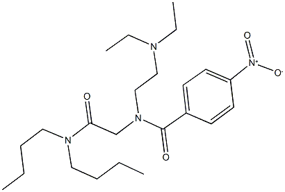 N-[2-(dibutylamino)-2-oxoethyl]-N-[2-(diethylamino)ethyl]-4-nitrobenzamide Structure