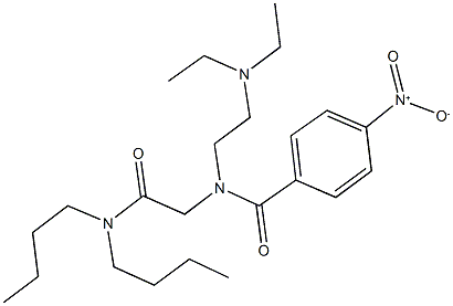 N-[2-(dibutylamino)-2-oxoethyl]-N-[2-(diethylamino)ethyl]-4-nitrobenzamide,400754-75-8,结构式