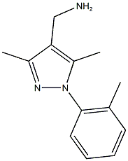 [3,5-dimethyl-1-(2-methylphenyl)-1H-pyrazol-4-yl]methylamine|3,5-二甲基-1-(2-甲基苯基)-1H-吡唑-4-基]甲胺