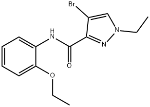 400838-94-0 4-bromo-N-(2-ethoxyphenyl)-1-ethyl-1H-pyrazole-3-carboxamide