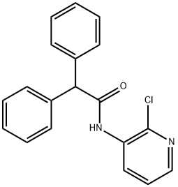 N-(2-chloro-3-pyridinyl)-2,2-diphenylacetamide Structure