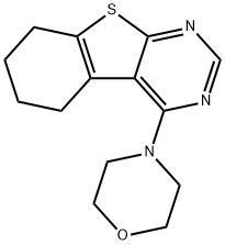 4-(4-morpholinyl)-5,6,7,8-tetrahydro[1]benzothieno[2,3-d]pyrimidine Structure