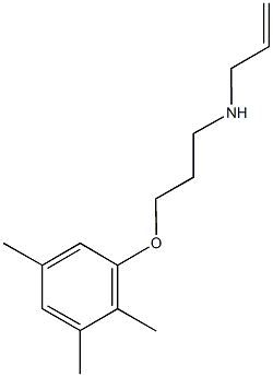N-allyl-N-[3-(2,3,5-trimethylphenoxy)propyl]amine Struktur