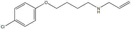 N-allyl-N-[4-(4-chlorophenoxy)butyl]amine Structure