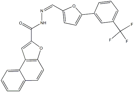 N'-({5-[3-(trifluoromethyl)phenyl]-2-furyl}methylene)naphtho[2,1-b]furan-2-carbohydrazide|