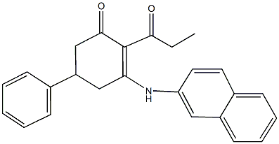 401830-96-4 3-(2-naphthylamino)-5-phenyl-2-propionyl-2-cyclohexen-1-one