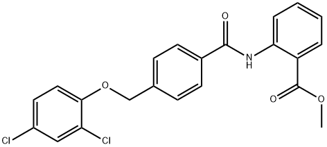 402614-58-8 methyl 2-({4-[(2,4-dichlorophenoxy)methyl]benzoyl}amino)benzoate