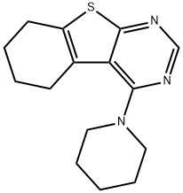 40277-54-1 4-(1-piperidinyl)-5,6,7,8-tetrahydro[1]benzothieno[2,3-d]pyrimidine