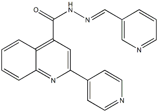 2-(4-pyridinyl)-N'-(3-pyridinylmethylene)-4-quinolinecarbohydrazide|