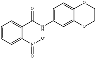 N-(2,3-dihydro-1,4-benzodioxin-6-yl)-2-nitrobenzamide Structure