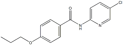 N-(5-chloro-2-pyridinyl)-4-propoxybenzamide|