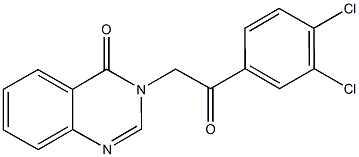 3-[2-(3,4-dichlorophenyl)-2-oxoethyl]-4(3H)-quinazolinone,403711-65-9,结构式