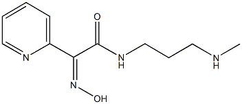 2-(hydroxyimino)-N-[3-(methylamino)propyl]-2-(2-pyridinyl)acetamide Structure