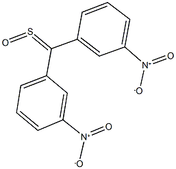 1-nitro-3-[(3-nitrophenyl)(sulfinyl)methyl]benzene,40490-41-3,结构式