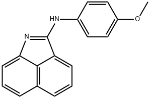 N-benzo[cd]indol-2-yl-N-(4-methoxyphenyl)amine Structure